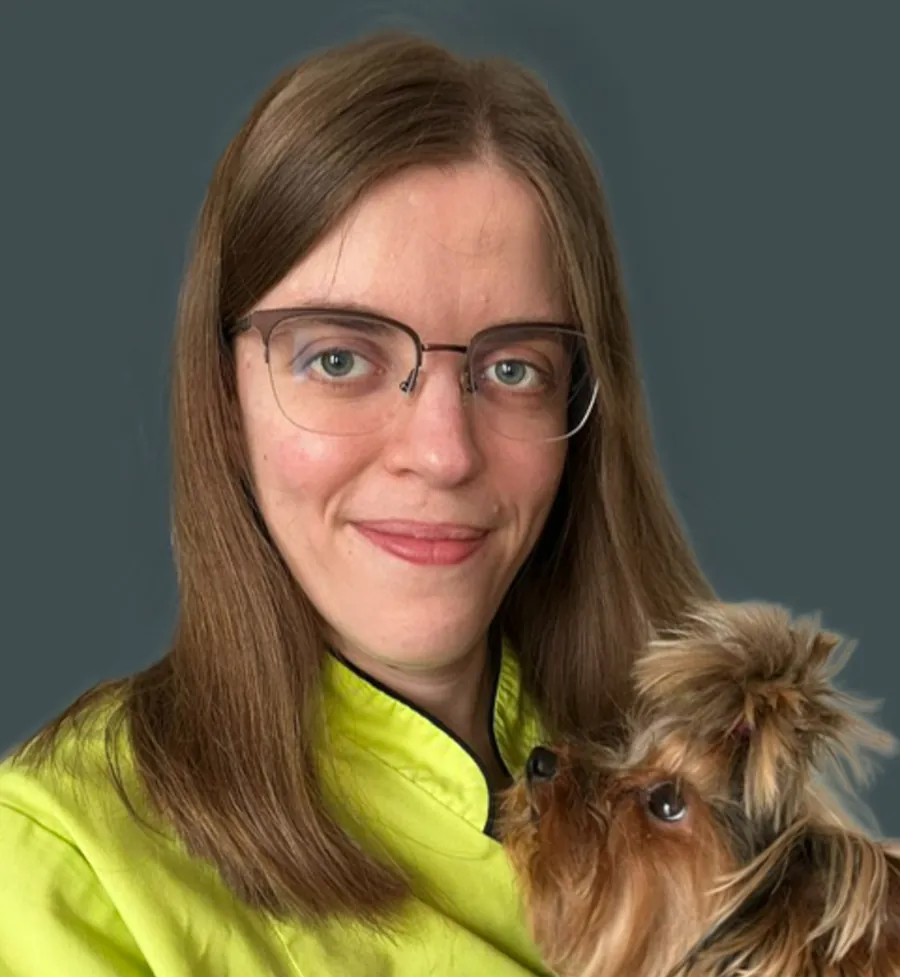 Dr Audrey Buser, vétérinaire à la Clinique vétérinaire de l'Élorn