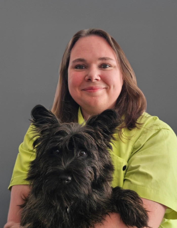 Dr Elise Campagnolle, vétérinaire à la Clinique vétérinaire de l'Élorn