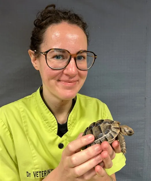 Dr Mathilde Gerbouin, vétérinaire à la Clinique vétérinaire de l'Élorn